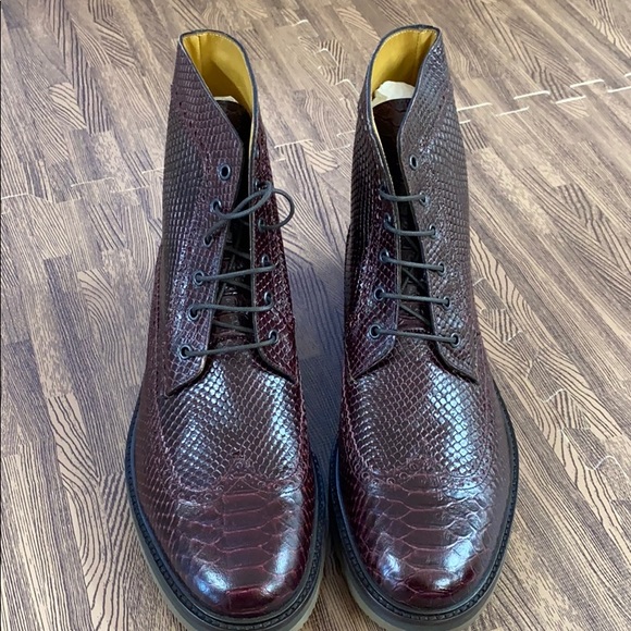 Marc Jacobs Other - New Marc Jacobs RedBrown Leather Boots Eu 44 Us 11
